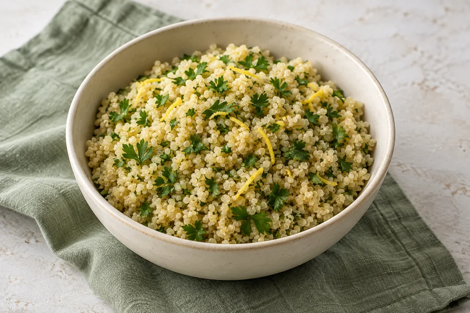 Zitronen-Petersilien-Quinoa