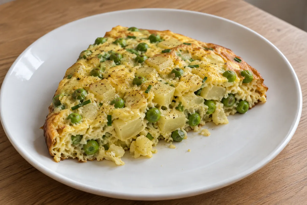 Erbsen-Kartoffel-Frittata